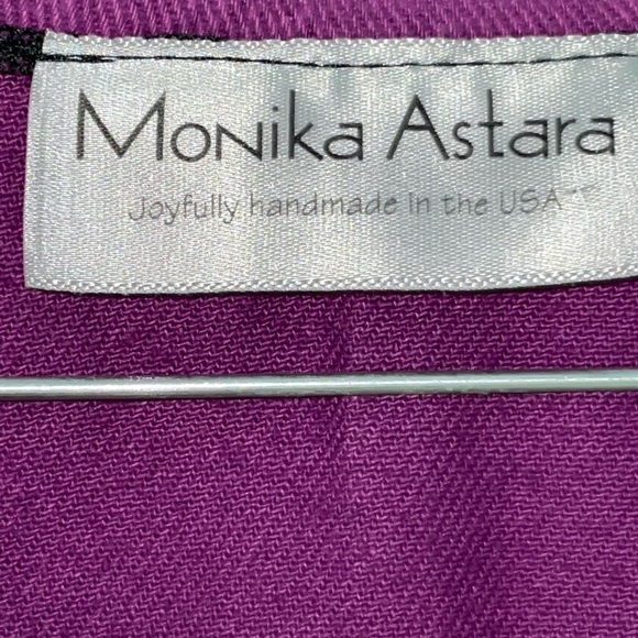NWOT Monika Astara Tunic Top Purple Size Small $249 Designer Couture Asian Core - Picture 10 of 14